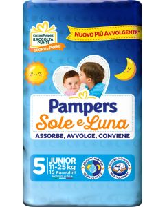 Pampers Sole&luna Junior 15pz