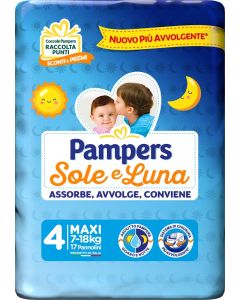 Pampers Sole&luna Maxi 17pz
