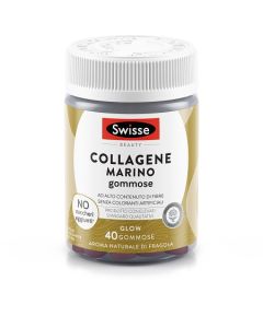 Swisse Collagene Marino Integratore Per la Pelle 40 Gommose Gusto Fragola