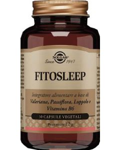 Solgar Fitosleep Integratore Per Il Rilassamento 30 Capsule Vegetali