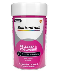 Multicentrum Bellezza & Collagene integratore per pelle capelli e unghie 30 capsule