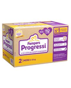 Pampers qu Prog Mini 112pz