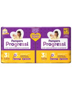 Pampers Prog Midi Pac Dpp 54pz