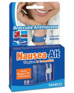 Nausea-Alt Bracciale Antinausea Adulto 2 pezzi