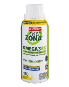 Enerzona Omega 3 RX Integratore per il Benessere di Cuore, Vista e Cervello 180 Minicapsule