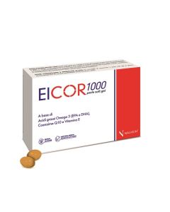 Eicor 1000 integratore per la normale funzione cardiaca 30 soft gel