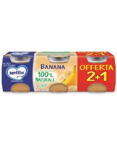Mellin Omog Banana 3pz 100g