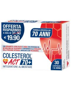 Colesterol Act 70+ Integratore Per Il Colesterolo 30 Compresse