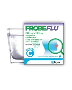 Frobeflu 330 mg + 200 mg Acido acetilsalicilico 20 Compresse Effervescenti