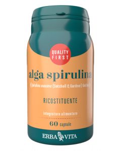 Integratore alimentare Alga Spirulina 60 capsule Erba Vita