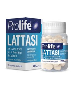 Prolife Lattasi Integratore Per Intolleranti al Lattosio 30 Compresse