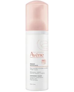Avène Eau Thermale Les Essentiels Mousse Opacizzante Detergente, Pelle Sensibile Mista 150 ML