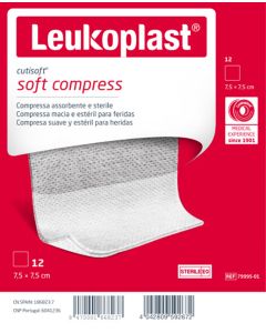 Garza Cutisoft 7,5x7,5cm 12pz