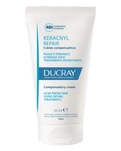 Ducray Keracnyl Repair Crema Compensatrice Lenitiva Pelle a Tendenza Acneica 50 ml
