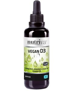 Nutriva Vegan D3 HD Gocce Concentrate Vitamina D3 30ml
