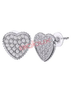 Bjt256 Orecchino Heart Cry10mm