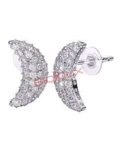 Bjt259 Orecchino Cres Moon12mm