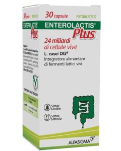 Enterolactis Plus Integratore di Fermenti Lattici Vivi per il Riequilibro Intestinale 30 Compresse