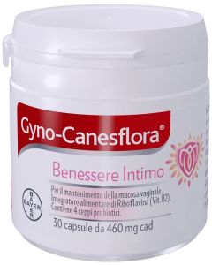 Gyno Canesten Canesflora Integratore per Benessere Vaginale 30 Compresse