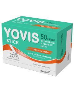 Yovis Stick 50 Miliari Integratore Fermenti Lattici Vivi e Probiotici 20 Stick