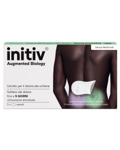 Initiv Cerotti Schiena, Dolori Muscolari da Lievi a Moderati, senza Medicinali 3 Cerotti