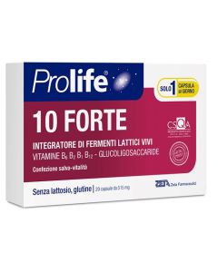 Prolife 10 forte integratore di fermenti lattici vivi 20 capsule