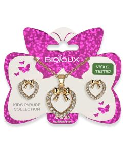 Bjs011 Parure Flake Heart gp