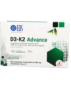 Eos D3-K2 Advance 60 Compresse Masticabili - Integratore