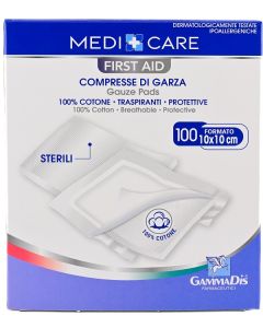 Garza Cotone 10x10cm 100pz