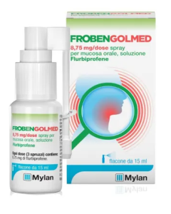FrobenGolmed Spray Mucosa Orale per Mal di Gola 15 ml