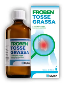 Froben Tosse Grassa Sciroppo 4 mg/5 ml Bromexina 250 ml