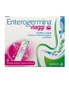  Enterogermina Viaggi Integratore Fermenti Lattici 12 Bustine