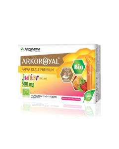 Arkoroyal Pappa Reale Bio 500 mg Integratore Ricostituente Bambini 10 Monodose