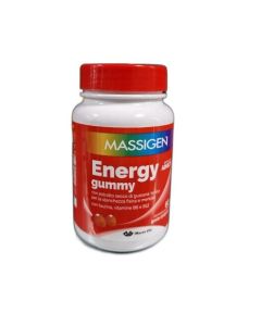 Massigen Energy Gummy Adulti Integratore per Stanchezza Fisica e Mentale 60 Caramelle Gommose