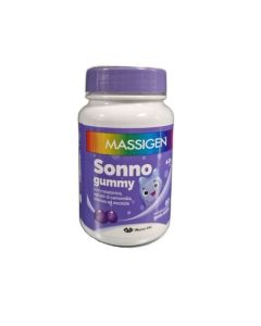 Massigen Sonno Gummy Bambini Integratore per il Sonno con Melatonina Bambini 60 Caramelle Gommose
