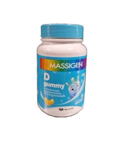 Massigen D Gummy Integratore di Vitamina D Per Bambini 60 Caramelle