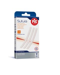 Pic Sutura Cerotti Adesivi per Suture Cutanee 6X100 mm 10 Pezzi