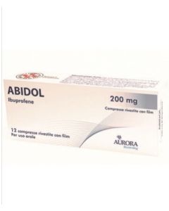 ABIDOL IBUPROFENE  12 COMPRESSE RIVESTITE 200MG