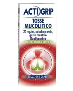Actigrip Tosse Mucolitico Guaifenesina Flacone 150 ml