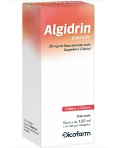 Algidrin Bambini Sospensione Orale 120ml/mg + Siringa 5ml