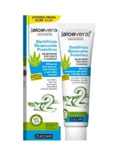 AloeVera2 Dentifricio Sbiancante Protettivo – Con Aloe Vera e Silice Naturale