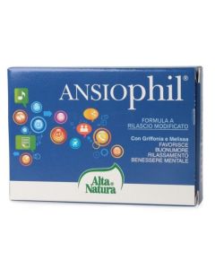 Alta Natura Ansiophil 15 compresse 850 mg – integratore per ansia e stress
