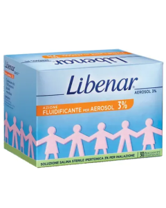 Libenar Aerosol 3% Fiale Soluzione Salina Ipertonica 30 Flaconcini