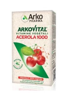 Arkovital Acerola 1000 – 30 compresse di Vitamina C Naturale