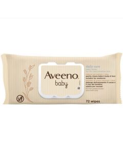 Aveeno Baby Daily Care Salviettine Detergenti Neonato – 72 Pezzi