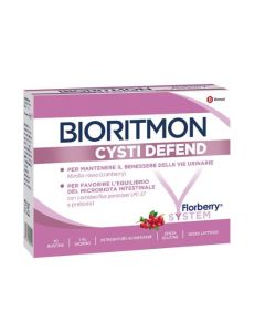 Bioritmon Cysti Defend – Integratore Vie Urinarie con Cranberry, Probiotici e Prebiotici (10 bustine)
