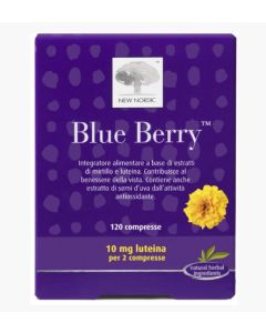 Blue Berry 120 Compresse – Integratore per la Vista con Mirtillo e Luteina