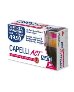 Capelli Act Forte – Integratore Capelli Zinco, Mela Annurca e Aminoacidi
