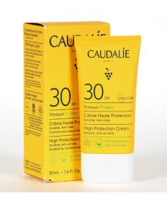 Caudalie Vinosun Protect Crema Viso SPF30 50 ml – Protezione Solare Anti-Rughe Naturale