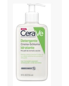CeraVe Detergente Crema‑Schiuma Idratante – flacone 236 ml

